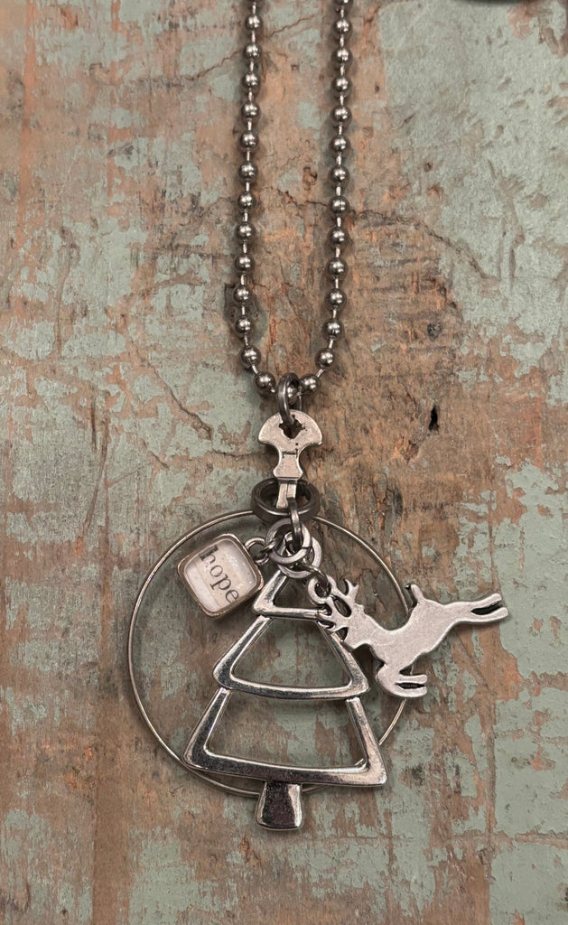 vintage optical lens holiday assemblage